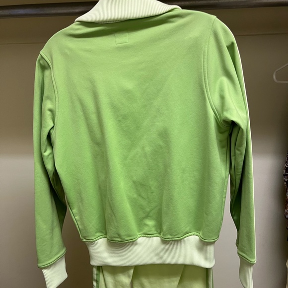 Vintage Adidas Lime Green Tracksuit Jacket & Pants - Picture 2 of 7